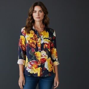 Liz Claiborne Petite Small NWT. Polyester. Wrinkle Free Petite Small